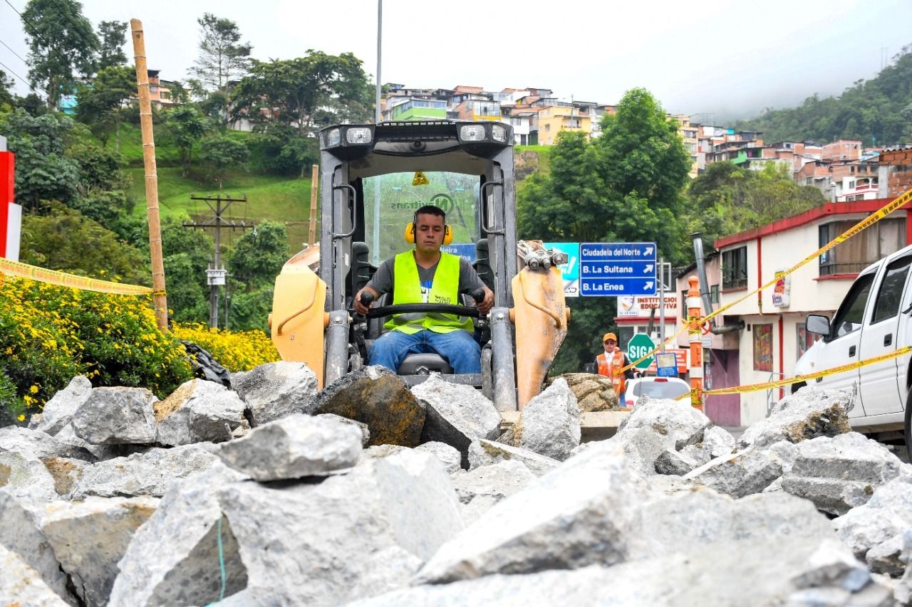 La construcción del intercambiador vial de Los Cedros progresa con ...