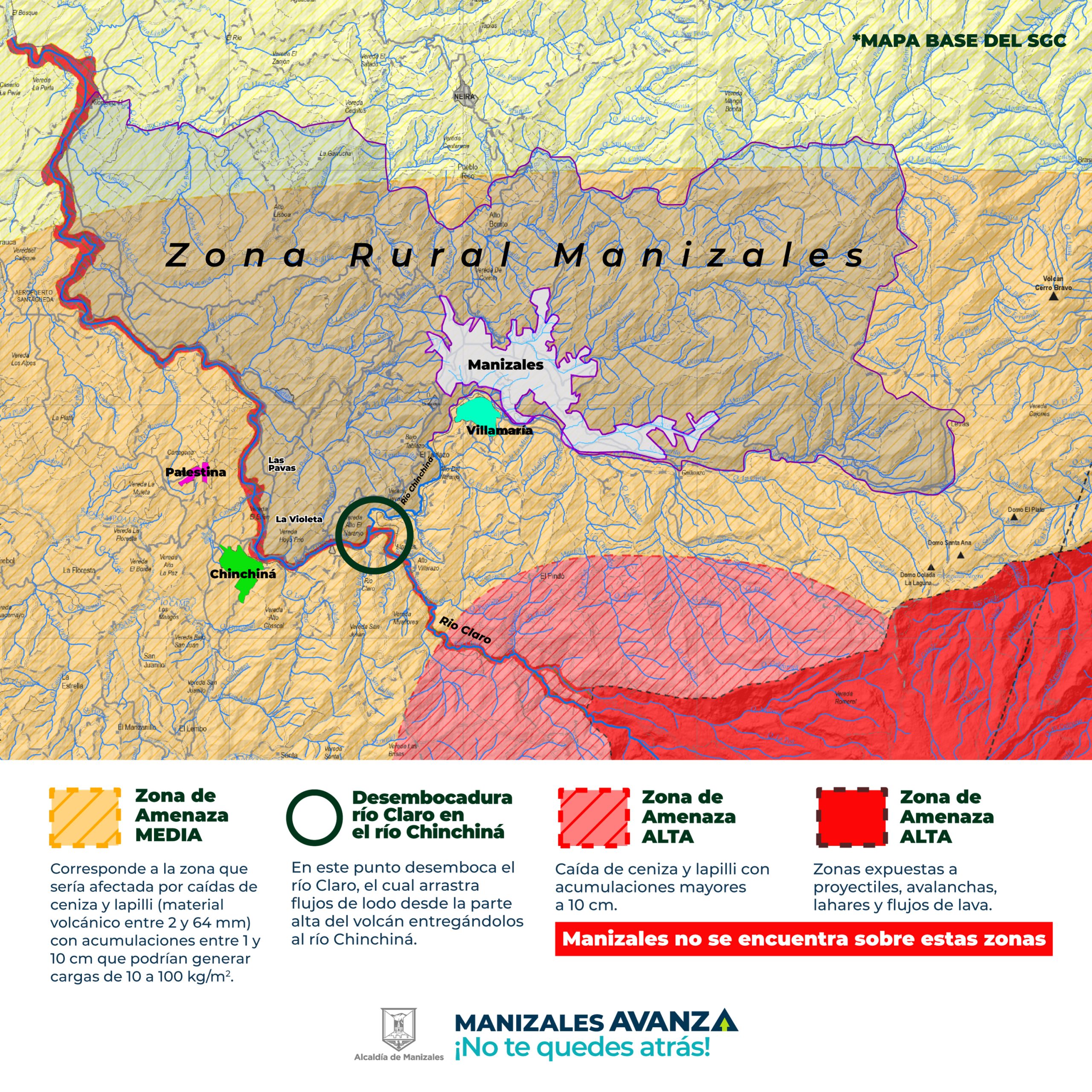 Ante Una Erupci N Del Volc N Nevado Del Ruiz Un Llamado Al Respeto Por   Mapas Nevado Del Ruiz Informe CAMBIO Scaled 