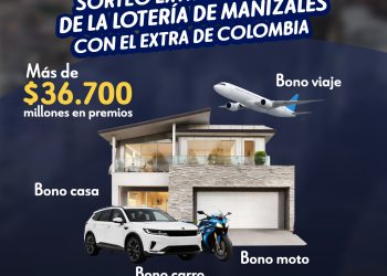 Este es el plan de premios del sorteo extraordinario de la Lotería de Manizales