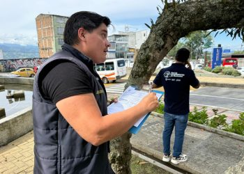 Con inventario de flora, en el Centro Histórico de Manizales se evalúa su estado fitosanitario