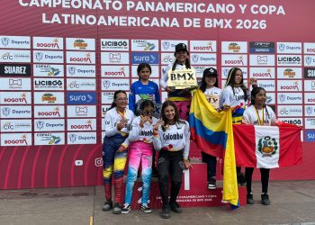 Luciana Castillo pone a Manizales en lo más alto del BMX latinoamericano