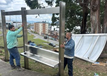 Intervenir un paradero es más que pintarlo: así se gestiona esta infraestructura para el transporte público en Manizales