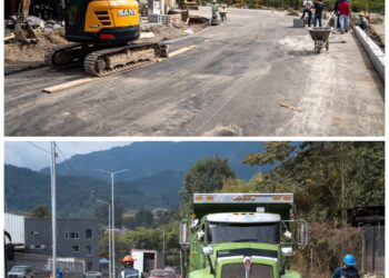 La segunda calzada de la vía al SENA entra en etapa final de ejecución de obras