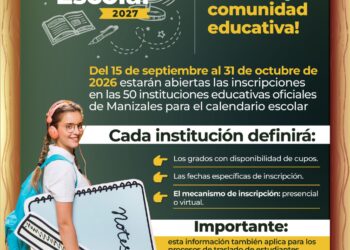 Abiertas las inscripciones en instituciones oficiales para el calendario escolar 2027