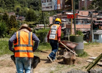 Avances en frentes de obra del Parque Los Colores