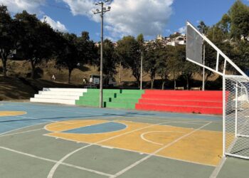 Renovadas cuatro canchas del Polideportivo Malhabar