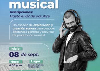 Casa de la Cultura Palogrande impulsa la creación artística con el Laboratorio de Producción Musical