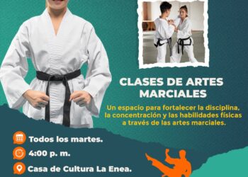 Abiertas inscripciones para clases de artes marciales en la comuna Tesorito