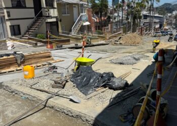 Ejecutan obras de mejoramiento vial en el sector de Redentoristas