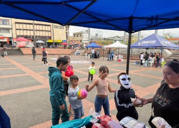 Promueven espacios de integración y bienestar para los hijos de las vendedoras informales
