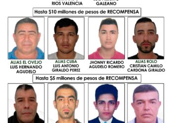 Conozca el cartel de los más buscados en Manizales