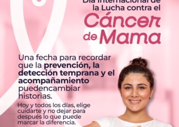 Día Mundial de la Prevención del Cáncer de Mama; conocer nuestro cuerpo y detectar a tiempo, puede salvar vidas