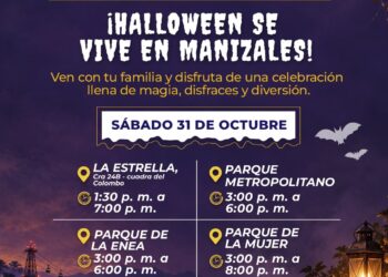 Manizales vivirá Halloween con Ruta Mágica y actividades para la familia este sábado